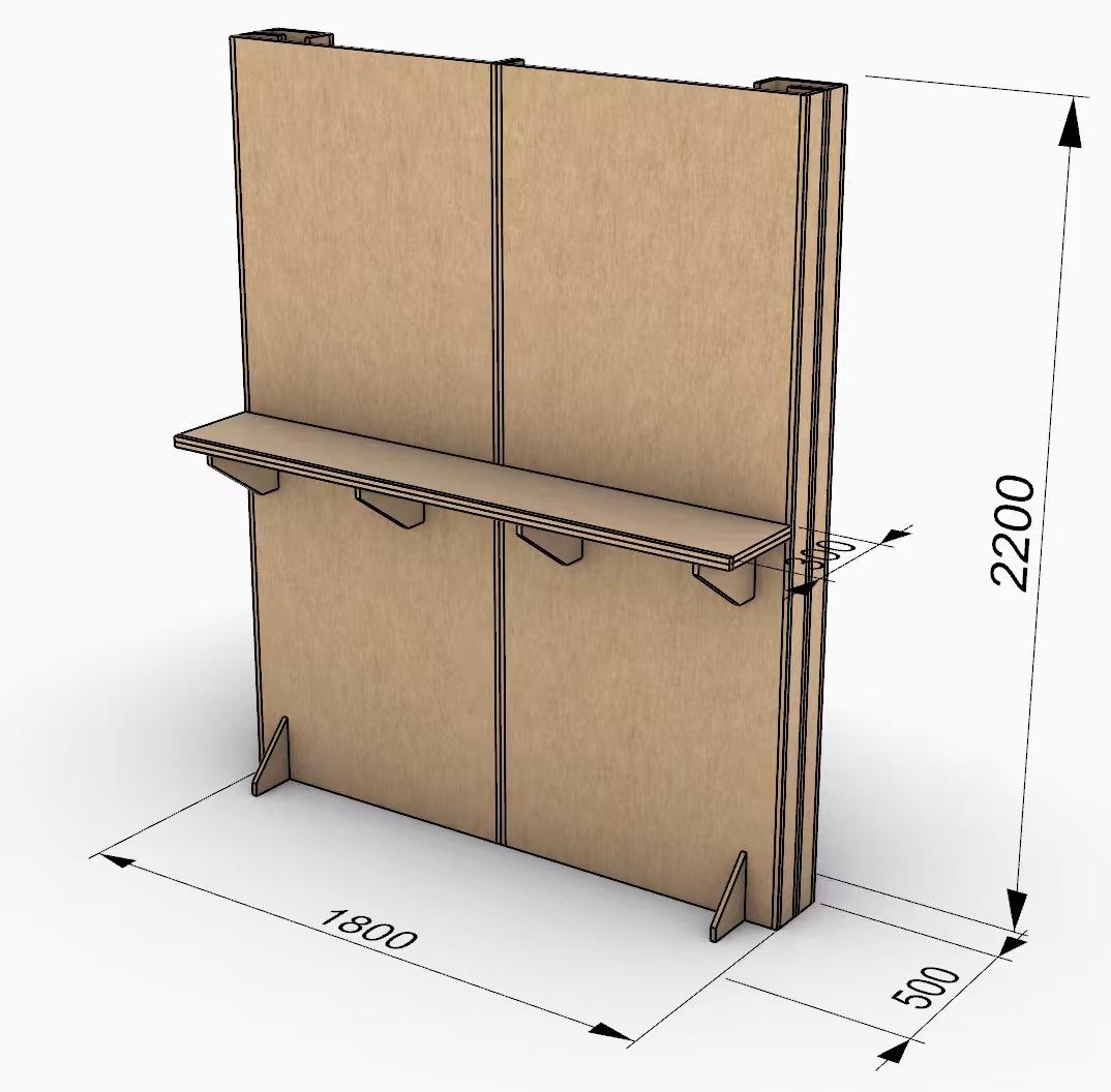 Back wall with shelf front view.jpg