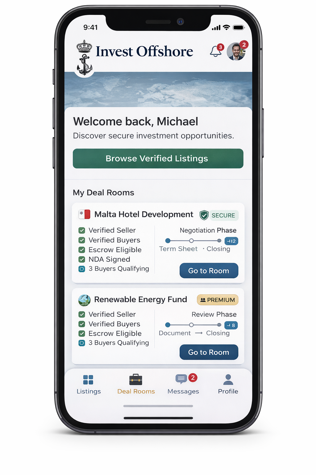 Invest Offshore Secure App Deal Room.png