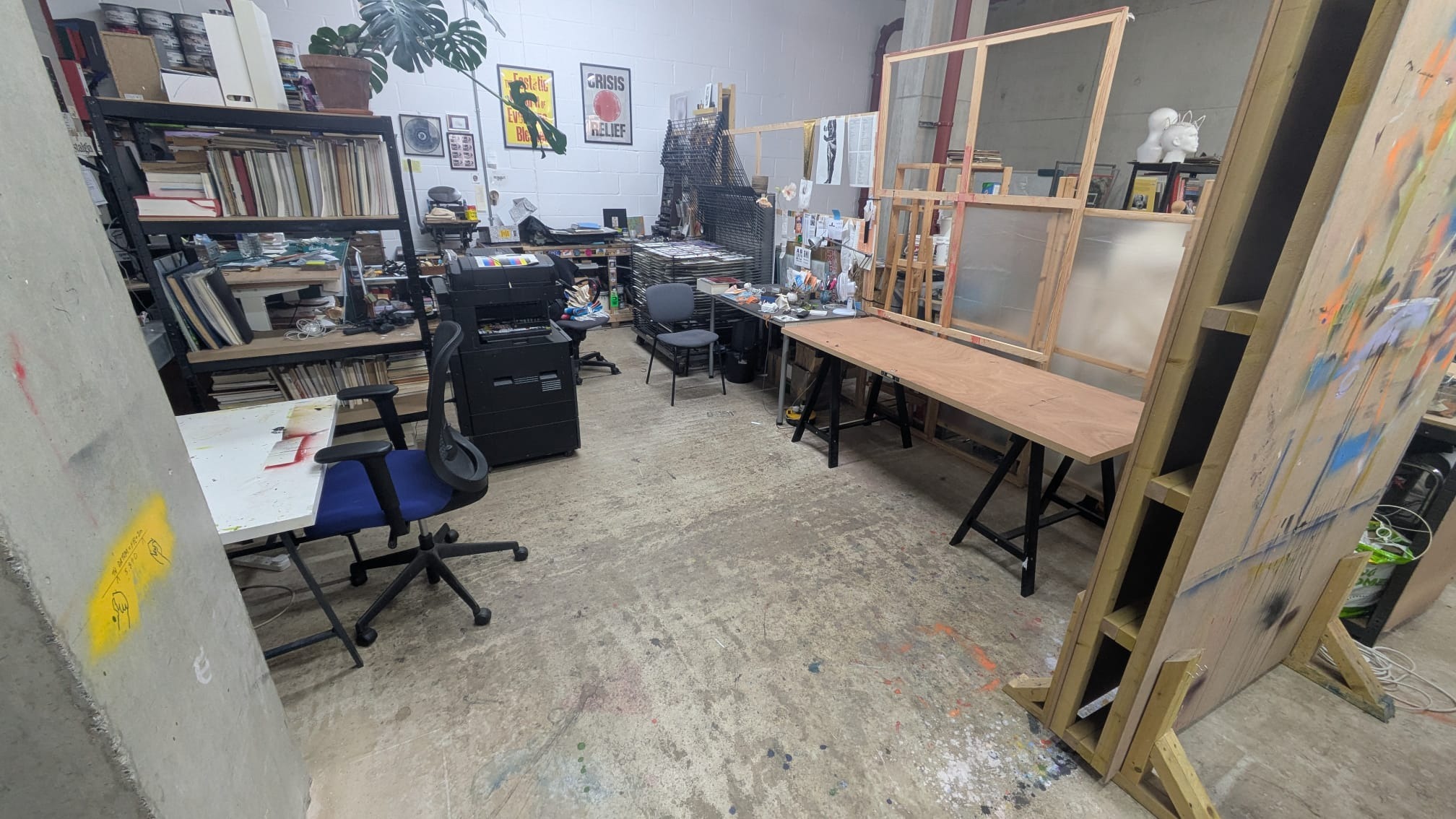 Shared studio in Hackney Wick just seconds from the station in East London