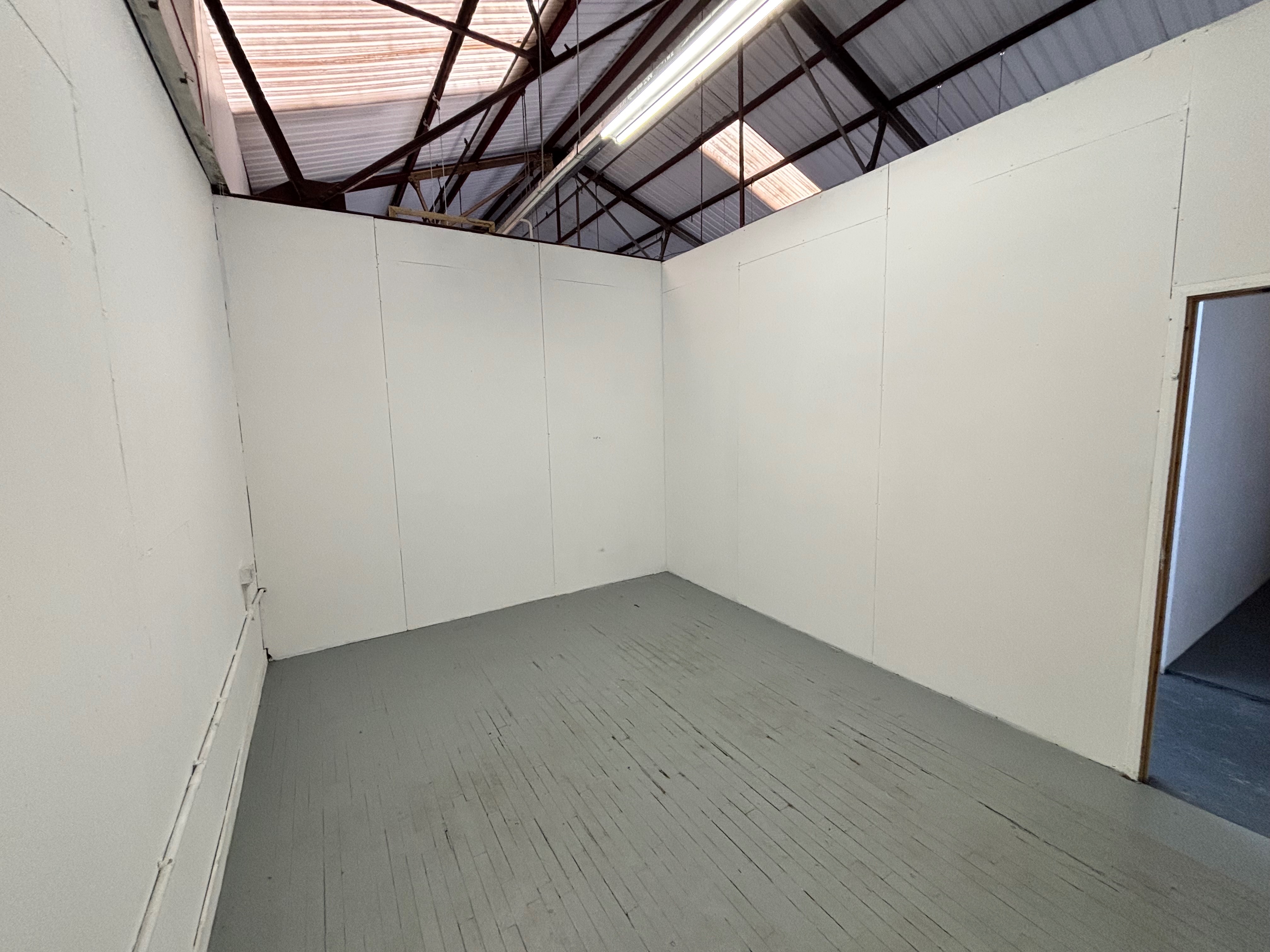 Artist’s studio in Bow in East London