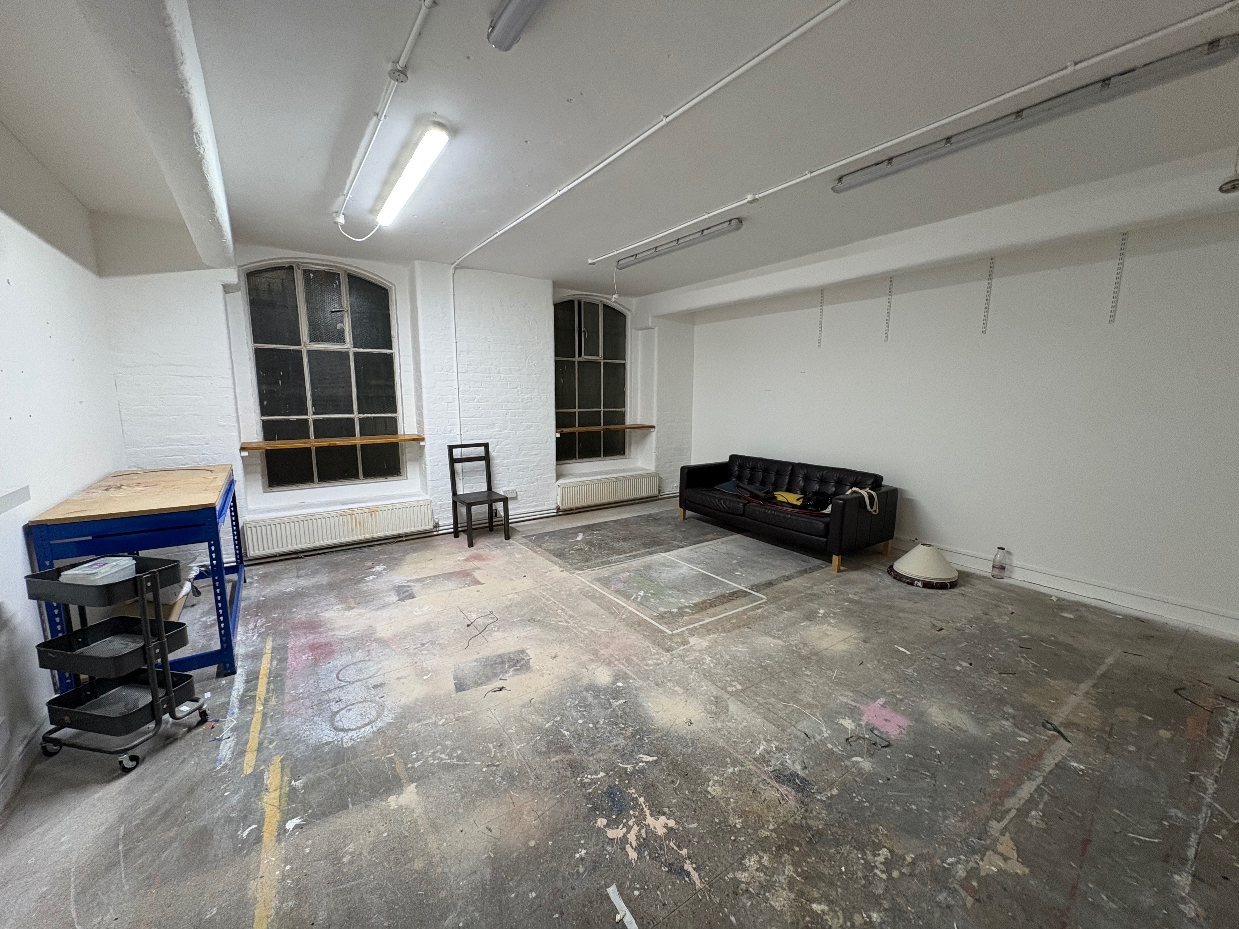 Hackney Wick Bridget Riley Studios / Shared with one other in East London