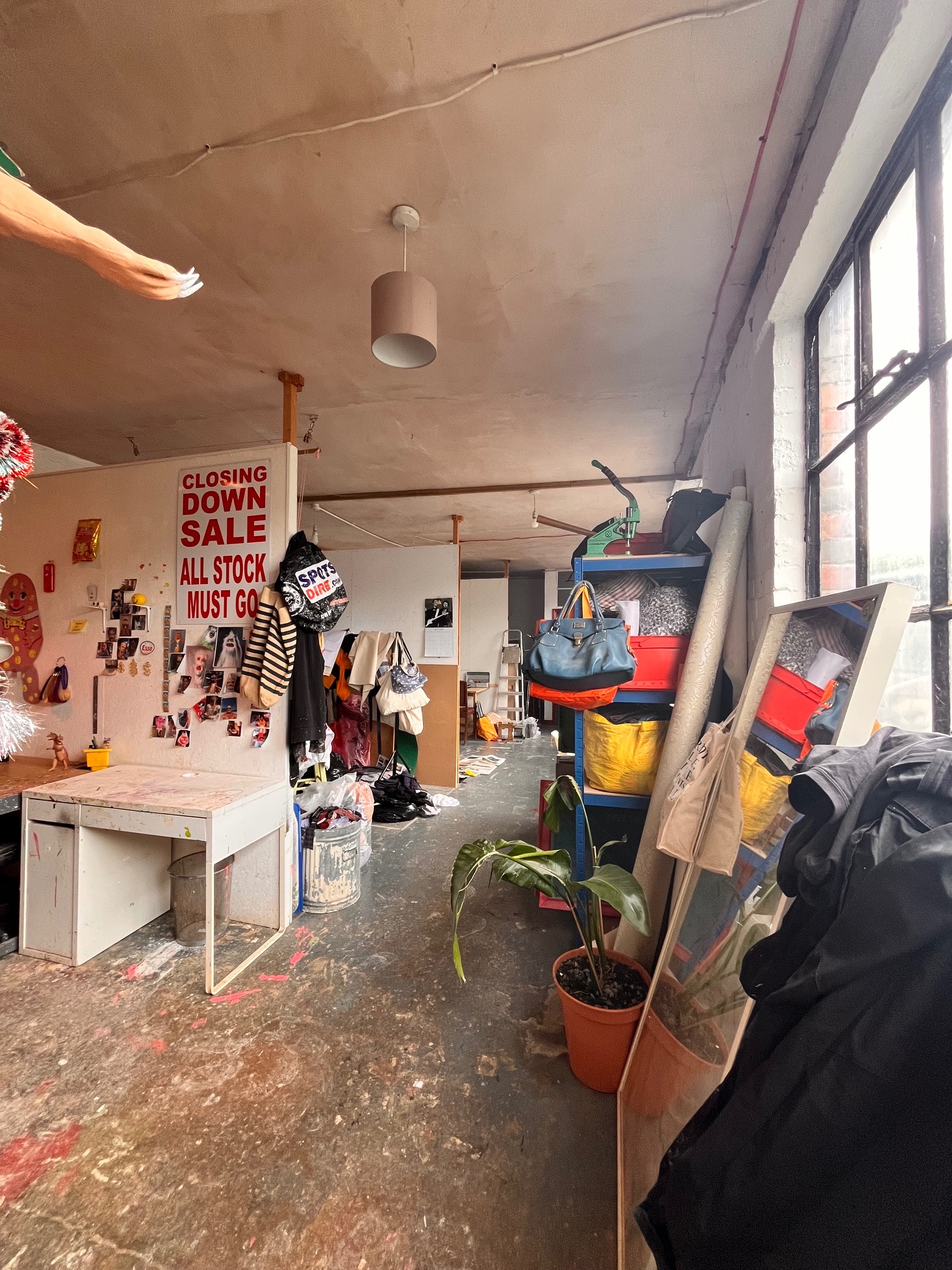 11 sq metre open plan studio in larger space to share with 3 otherrs in North London