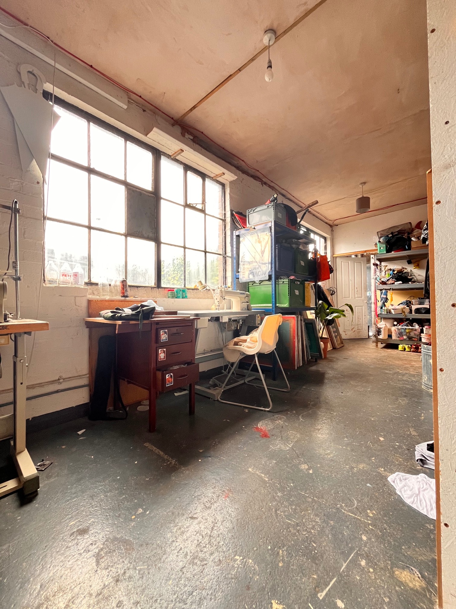 11 sq metre open plan studio in larger space to share with 3 otherrs photo 2